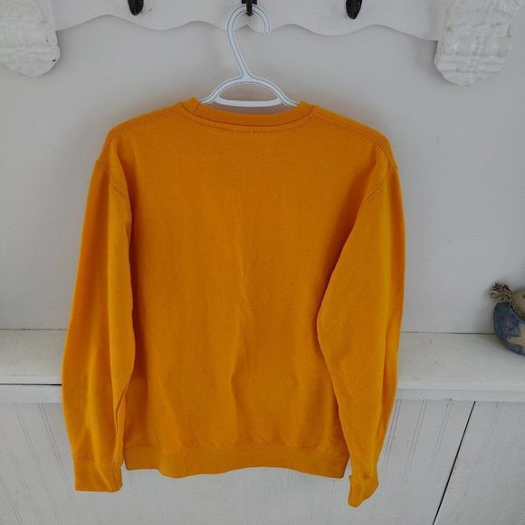 Yellow Fleece Sweater Women's Size Small, with front pocket Long Sleeve - Picture 6 of 14